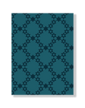 Diamond Pattern of Jewish Stars in Green