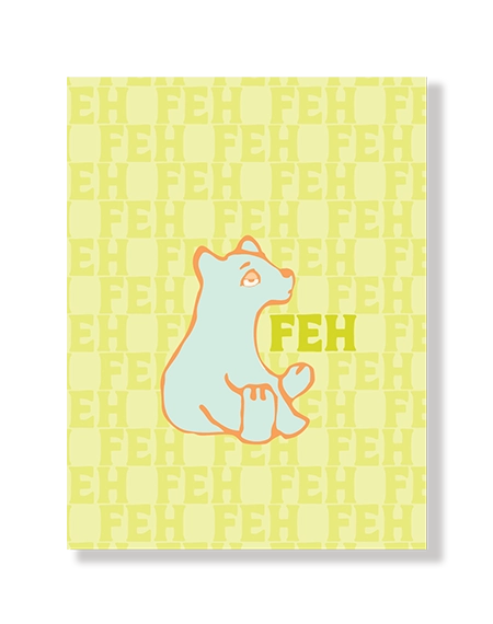 FEH Bear in Mid Century Palette