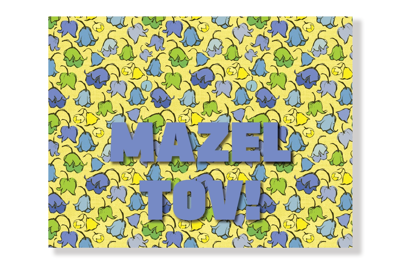 Mazel Tov Cheery Floral Print B