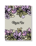 Mazel Tov with Flower Border