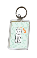 Oy Vey Cat Keychain
