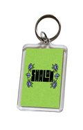 Vibrant Shalom Floral Keychain