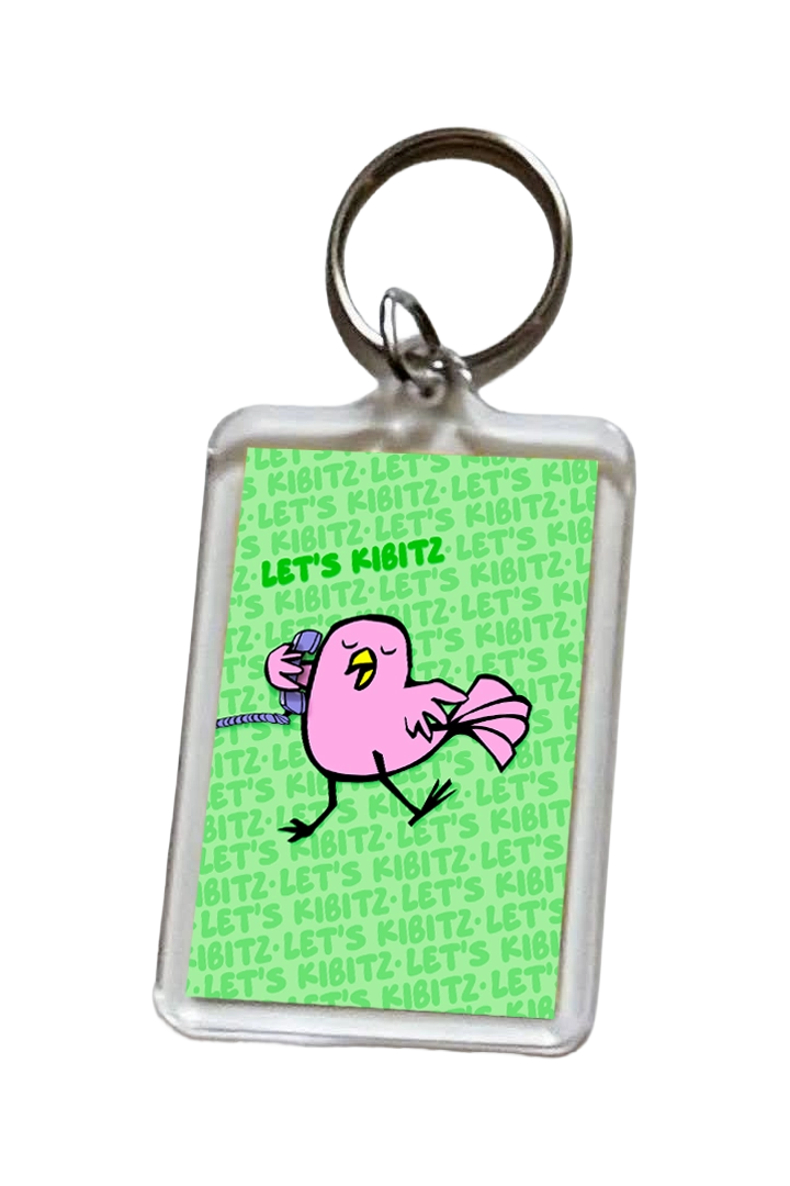 Let's Kibitz! Keychain