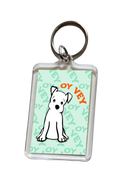 Oy Vey Dog Keychain