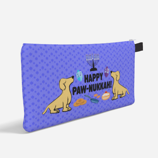 Happy Paw-nukkah Pencil Case