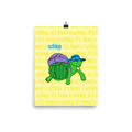 Turtle Schlep Art Print